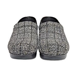 Dansko Vegan Comfort Clog Black White Geometric Slip Resistant Women's 6.5/7